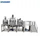 High Quality 2000L SUS316 Face Cream Homogenizer Mixer Steam Heating Vacuum Mixing Equipment